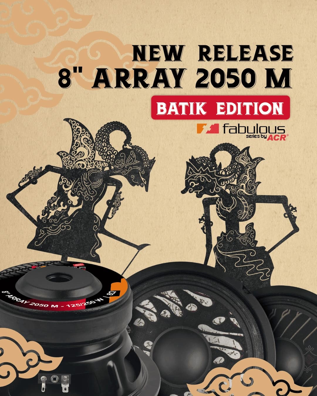 SPEAKER DENGAN CONEPAPER BATIK DARI SINAR BAJA ELECTRIC