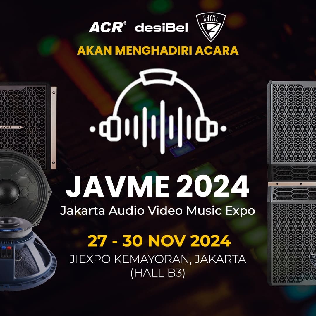 PRODUK LOKAL KEBANGGAAN INDONESIA: ACR RHYME DESIBEL HADIR DI JAVME 2024