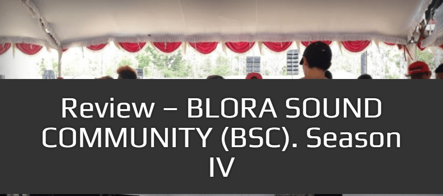 Review - BLORA SOUND COMMUNITY (BSC). Season IV