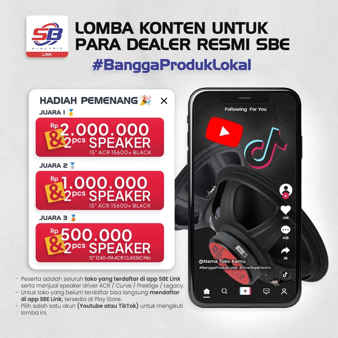 CONTENT COMPETITION FOR OFFICIAL SBE DEALERS