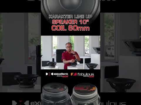 KARAKTER LINE UP ACR SPEAKER 10" COIL 60MM OLEH SINAR BAJA ELECTRIC
